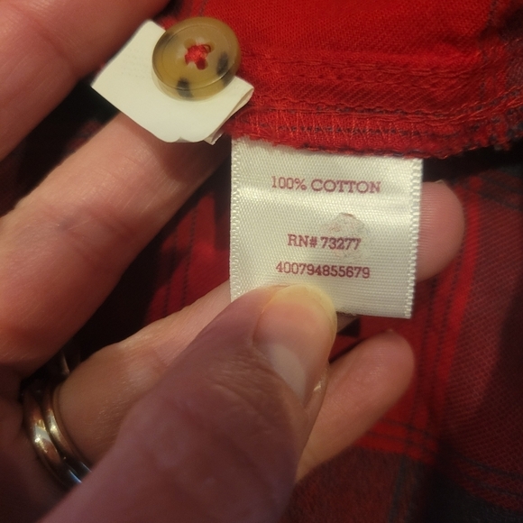 So 100% cotton plaid button down shirt size M - Picture 4 of 7